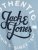 Jack & Jones JJMOON T-shirt Faded Denim - Tričká - Nadrozmerné tričká - 2XL-14XL