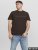 Jack & Jones STAR T-shirt Brown - Tričká - Nadrozmerné tričká - 2XL-14XL