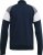 D555 JEFFREY Couture Zip Through Sweatshirt Navy - Mikiny & mikiny bez kapucne - Mikiny & Mikiny s Kapucňou 2XL-12XL