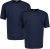 Adamo Marlon Comfort fit 2-pack T-shirt Navy - Tričká - Nadrozmerné tričká - 2XL-14XL