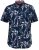 D555 FINLEY Hawaiian AO Print Shirt Navy - Košele - Košele 2XL-10XL