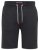 D555 STEFAN1 Elasticated Waist Loop Back Shorts Black - Tepláky & teplákové kraťasy - Tepláky & Teplákové kraťasy - 2XL-12XL