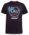 D555 NOVA Cali Surf Printed Crew Neck T-Shirt Plum - Tričká - Nadrozmerné tričká - 2XL-14XL