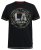D555 BENNY LA Camo Printed Crew Neck T-Shirt Black - Tričká - Nadrozmerné tričká - 2XL-14XL