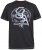 D555 CORTEX California Snake Printed Crew Neck T-Shirt Washed Black - Tričká - Nadrozmerné tričká - 2XL-14XL
