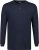 Adamo Sven Regular fit Serafino Long sleeve T-shirt Navy - Tričká - Nadrozmerné tričká - 2XL-14XL