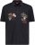 Adamo DURBAN Regular fit Polo Shirt Black - Polokošele - Polokošele 2XL-8XL