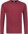 Adamo Floyd Comfort fit Long sleeve T-shirt Burgundy - Tričká - Nadrozmerné tričká - 2XL-14XL