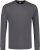 Adamo Floyd Comfort fit Long sleeve T-shirt Charcoal - Tričká - Nadrozmerné tričká - 2XL-14XL