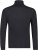 Adamo Fabio Comfort fit Turtleneck Long sleeve T-shirt Black - Tričká - Nadrozmerné tričká - 2XL-14XL