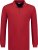 Adamo Peter Comfort fit Long sleeve Polo Red - Polokošele - Polokošele 2XL-8XL