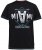 D555 BINGHAM State Of Miami Printed Crew Neck T-Shirt Black - Tričká - Nadrozmerné tričká - 2XL-14XL