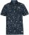 D555 ROLAND Printed Polo Shirt Navy - Polokošele - Polokošele 2XL-8XL