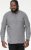 D555 RADCLIFFE Cross Hatch Soft Touch Slub Long Sleeve Shirt With Chest Patch Pocket Charcoal - Košele - Košele 2XL-10XL