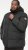 D555 DOMENIC Quilted Puffer Jacket With Half Micro Fleece Lining And Hood Black - Bundy - Bundy Nadmerné Veľkosti 2XL-8XL