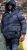 D555 DOMENIC Quilted Puffer Jacket With Half Micro Fleece Lining And Hood Black - Bundy - Bundy Nadmerné Veľkosti 2XL-8XL