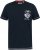 D555 GRAHAM YOSEMITE Chest And Back Printed Crew Neck T-Shirt Navy - Tričká - Nadrozmerné tričká - 2XL-14XL