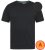 D555 Motherwell Thermal Short Sleeve T-Shirt Black - Spodná bielizeň - Spodné Prádlo 2XL-8XL