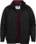 D555 Rudy Showerproof Fleece Lined Jacket With Packaway Hood - Black - Bundy - Bundy Nadmerné Veľkosti 2XL-8XL