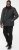 D555 FELIPE Zip Through Padded Gilet With Contrast Colour Lining And Rubber Badge Black - Bundy - Bundy Nadmerné Veľkosti 2XL-8XL