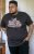 D555 LORNE Motor Bike Splatter Printed Crew Neck T-Shirt Washed Black - Tričká - Nadrozmerné tričká - 2XL-14XL