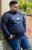D555 KEYWORTH Authentic Printed Crew Neck Sweatshirt Navy - Mikiny & mikiny bez kapucne - Mikiny & Mikiny s Kapucňou 2XL-12XL