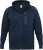 D555 GABRIEL Couture Zip Through Hoody With Reversible Zips Navy - Mikiny & mikiny bez kapucne - Mikiny & Mikiny s Kapucňou 2XL-12XL