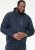 D555 GABRIEL Couture Zip Through Hoody With Reversible Zips Navy - Mikiny & mikiny bez kapucne - Mikiny & Mikiny s Kapucňou 2XL-12XL