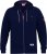 D555 IRVIN Full Zip Jacquard Hoody With Chest Embroidery Navy - Mikiny & mikiny bez kapucne - Mikiny & Mikiny s Kapucňou 2XL-12XL