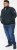 D555 ABERDARE Knitted Zip Through Sweater With Bonded Check Lining Navy Marl - Mikiny & mikiny bez kapucne - Mikiny & Mikiny s Kapucňou 2XL-12XL