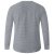 D555 Plato Long Sleeve T-shirt Grey - Tričká - Nadrozmerné tričká - 2XL-14XL