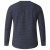 D555 Plato Long Sleeve T-shirt Charcoal - Tričká - Nadrozmerné tričká - 2XL-14XL