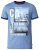 D555 Howie Fine Stripe T-shirt Blue - Tričká - Nadrozmerné tričká - 2XL-14XL