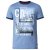 D555 Howie Fine Stripe T-shirt Blue - Tričká - Nadrozmerné tričká - 2XL-14XL