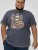 D555 Stockport Multi Coloured Guitar Printed T-Shirt Denim - Tričká - Nadrozmerné tričká - 2XL-14XL