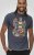 D555 Stockport Multi Coloured Guitar Printed T-Shirt Denim - Tričká - Nadrozmerné tričká - 2XL-14XL