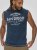 D555 Havant San Diego Printed Sleeveless T-Shirt French Navy - Tričká - Nadrozmerné tričká - 2XL-14XL