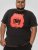 D555 Uxbridge Official ACDC Band Printed Crew Neck T-Shirt Washed Black - Tričká - Nadrozmerné tričká - 2XL-14XL