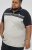 D555 Tipton Stripe Jacquard Short Sleeve Polo Navy - Polokošele - Polokošele 2XL-8XL