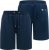 D555 Spalding Elasticated Waist Interlock Shorts Navy - Tepláky & teplákové kraťasy - Tepláky & Teplákové kraťasy - 2XL-12XL
