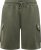 D555 Wigan 1 Elasticated Waist Fleece Cargo Shorts Khaki - Tepláky & teplákové kraťasy - Tepláky & Teplákové kraťasy - 2XL-12XL