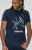 D555 Cameron Official Terminator Printed Crew Neck T-Shirt Dark Navy - Tričká - Nadrozmerné tričká - 2XL-14XL