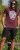 D555 Loughborough Official Gas Monkey Crew Neck T-Shirt Burgundy Black Twist - Tričká - Nadrozmerné tričká - 2XL-14XL