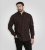 D555 Horsham Long Sleeve Shirt with Chest Pocket Burgundy/Black Check - Košele - Košele 2XL-10XL