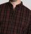 D555 Horsham Long Sleeve Shirt with Chest Pocket Burgundy/Black Check - Košele - Košele 2XL-10XL