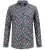 D555 Wakefield Long Sleeve AOP Guitar Printed Shirt Grey - Košele - Košele 2XL-10XL