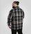 D555 Falkirk Long Sleeve Heavy Shacket Overshirt Black/Grey - Košele - Košele 2XL-10XL