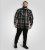 D555 Falkirk Long Sleeve Heavy Shacket Overshirt Black/Grey - Košele - Košele 2XL-10XL