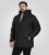 D555 Wolverhampton Quilted Padded Jacket with Hood Black - Bundy - Bundy Nadmerné Veľkosti 2XL-8XL