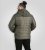 D555 Northfield Hybrid soft shell prešívaná bunda s kapucňou khaki - Bundy - Bundy Nadmerné Veľkosti 2XL-8XL